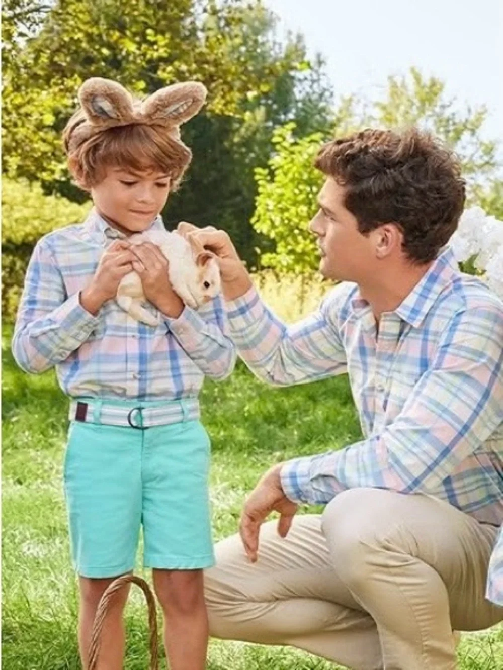 Gymboree Boys ‘Spring Celebration’ Pastel Plaid Button-Down Shirt Size 6